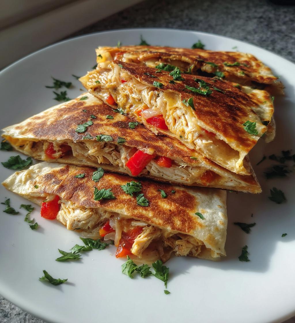 easy air fryer chicken quesadillas recipe - detail 1
