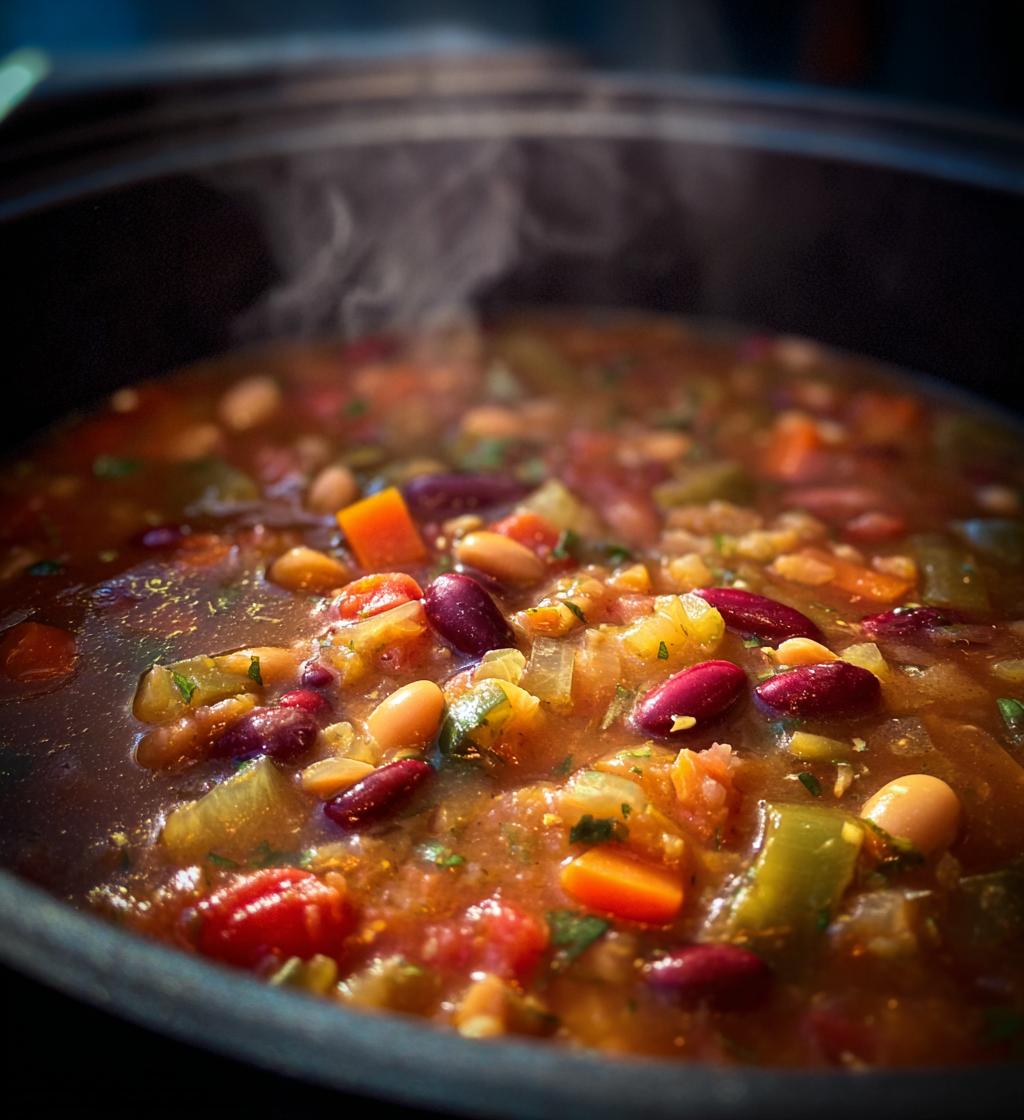 15 bean soup - detail 1