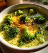 20 minute broccoli cheese soup