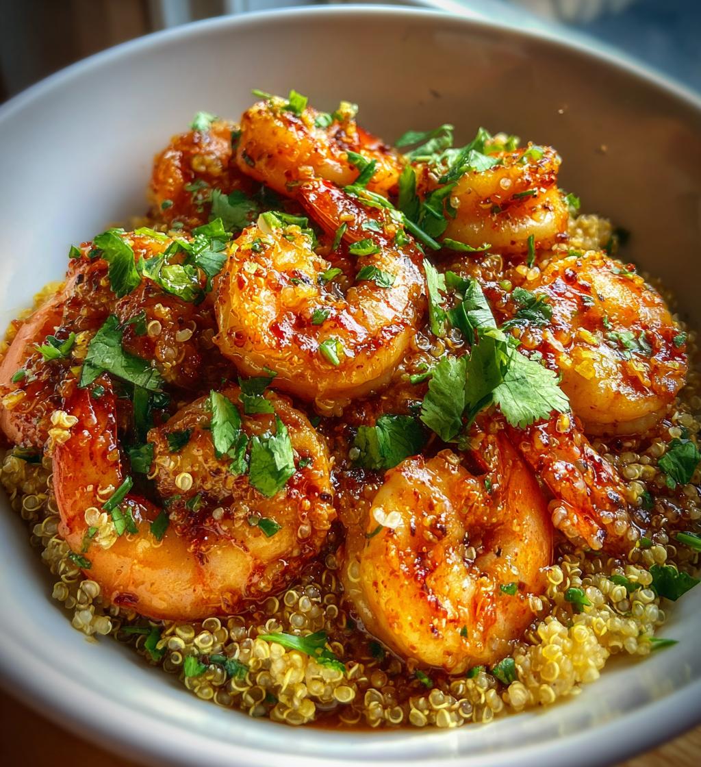 20 minute chili lime shrimp with quinoa - detail 1