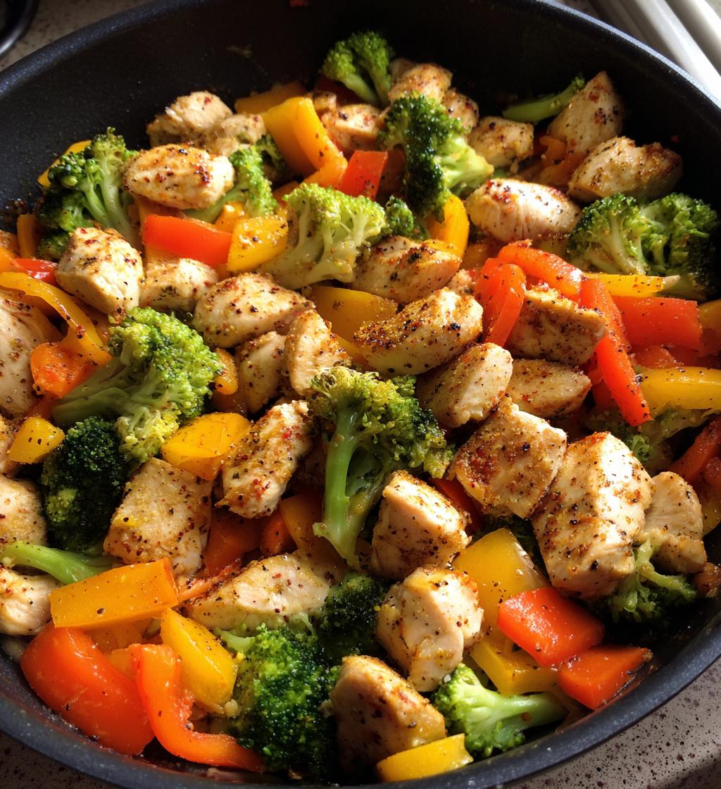 20 minute one pan chicken and veggies for busy nights - detail 1