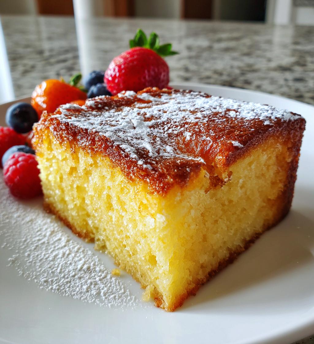 3 ingredient creamy yogurt cake