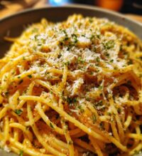 5 ingredient garlic parmesan pasta