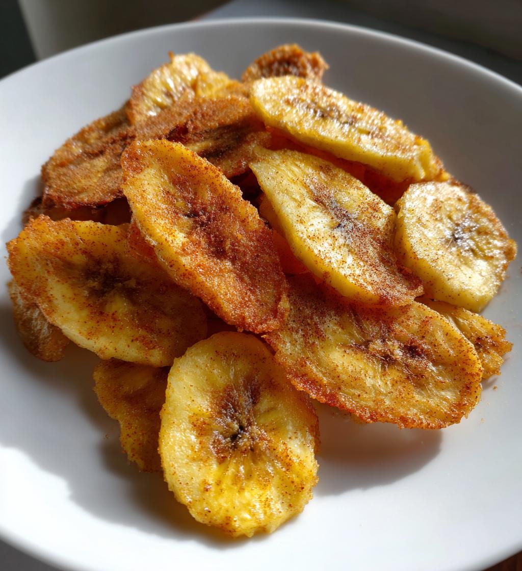 air fryer banana chips