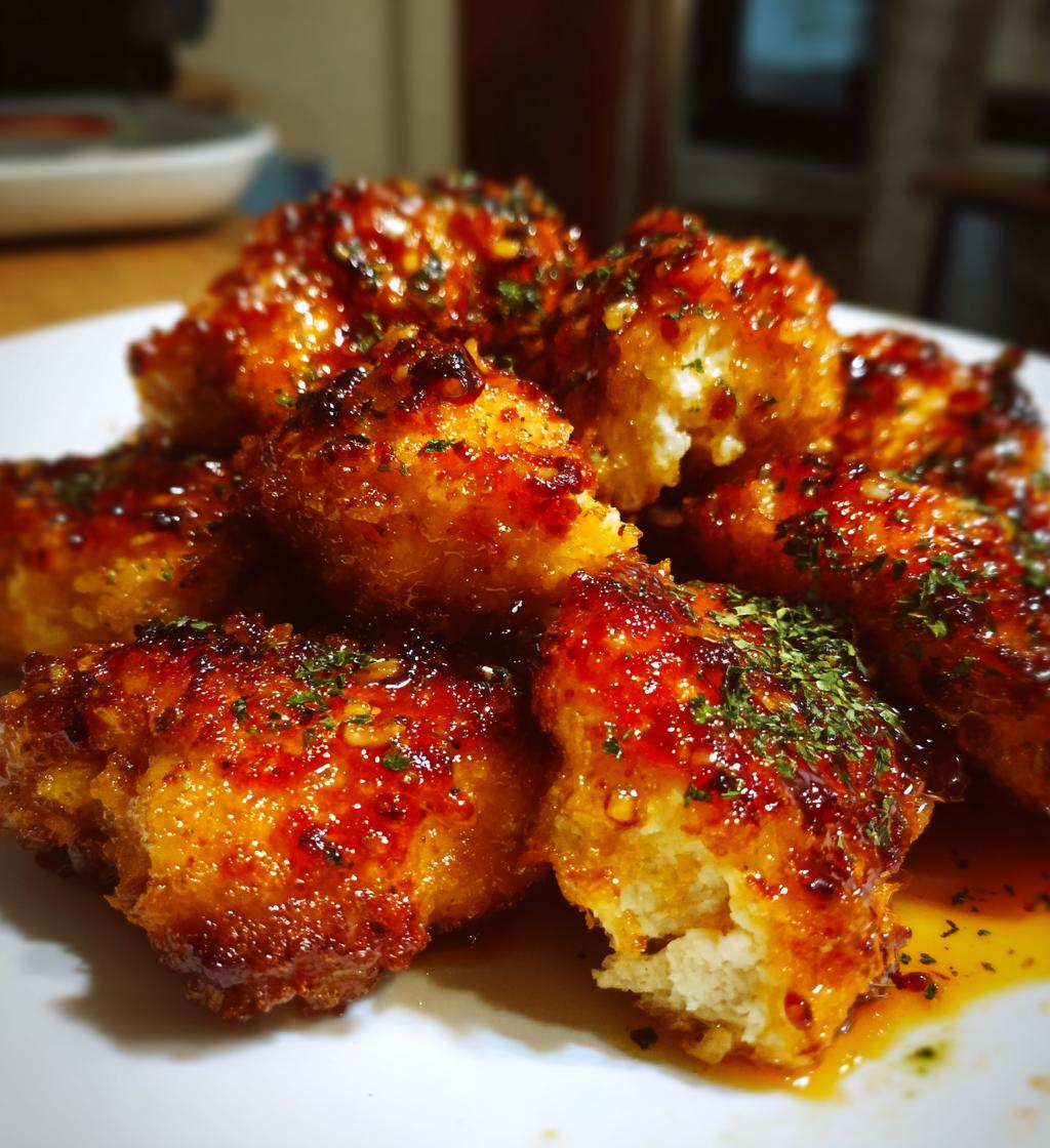 air fryer honey butter garlic chicken tenders - detail 1