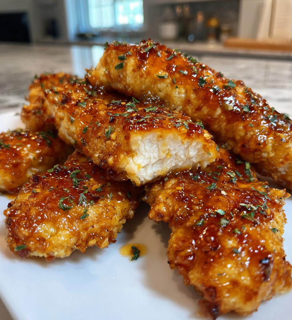 air fryer honey butter garlic chicken tenders