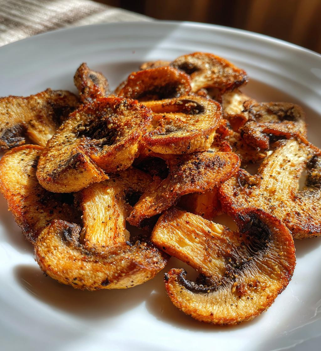 air fryer mushrooms