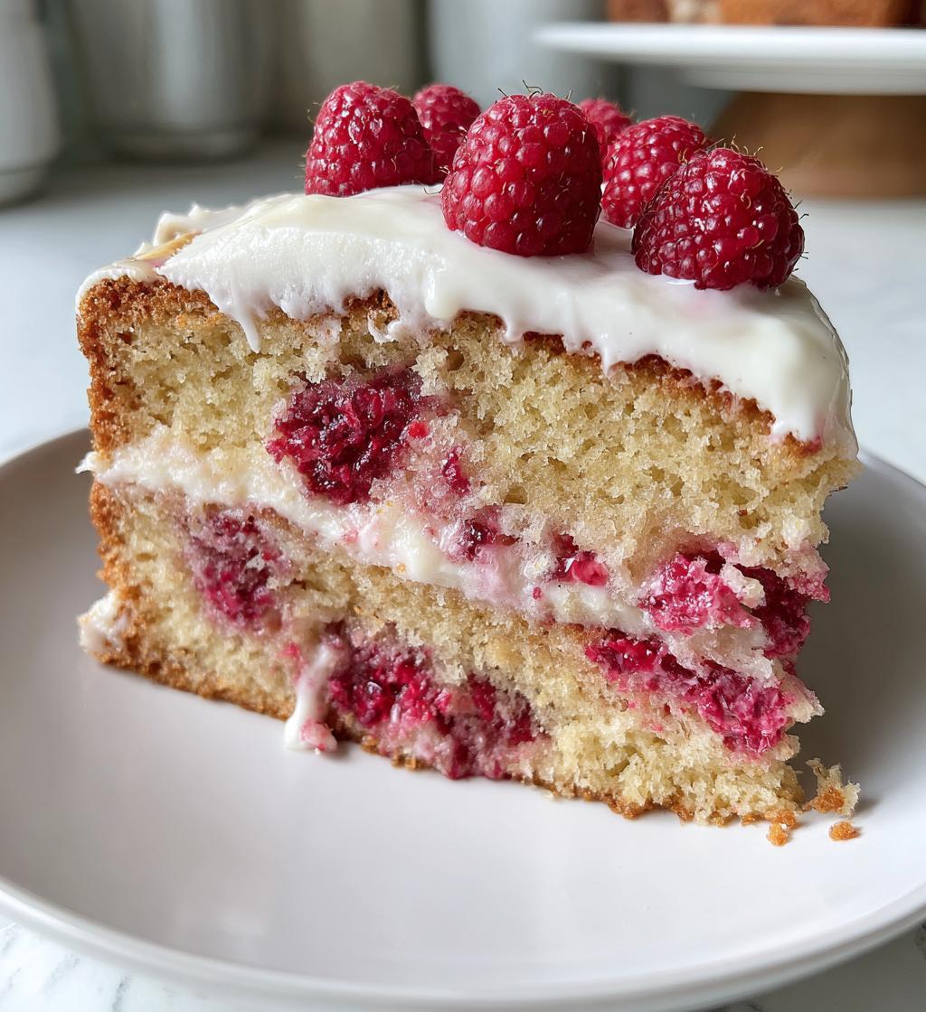 almond raspberry cake