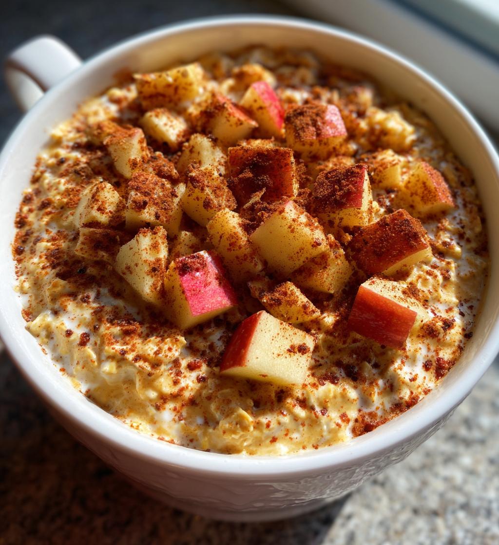 apple cinnamon overnight oats