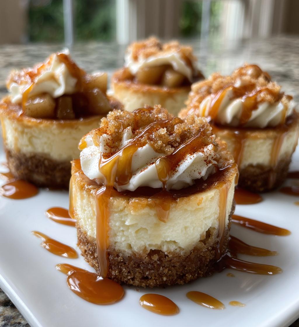 apple pie cheesecake bites - detail 1