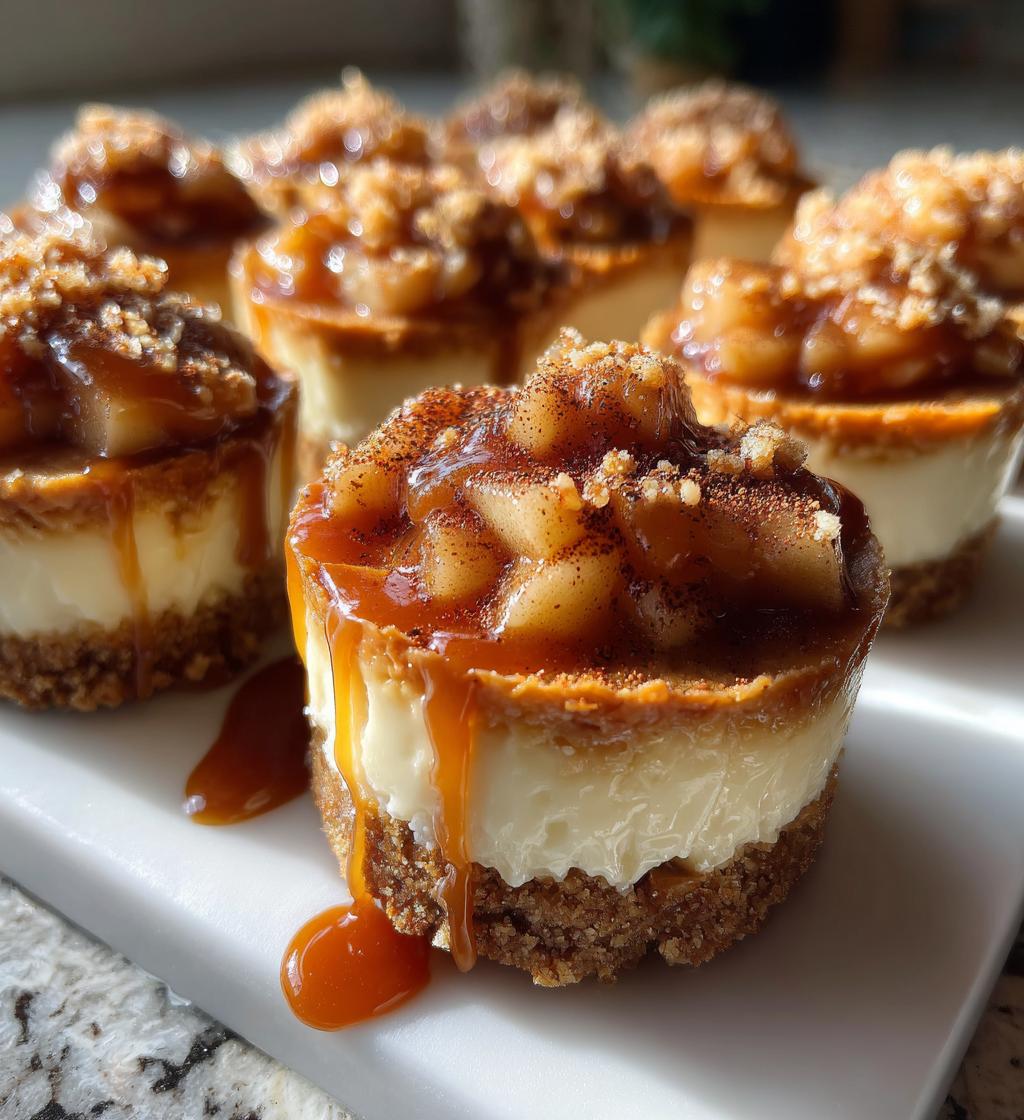 apple pie cheesecake bites