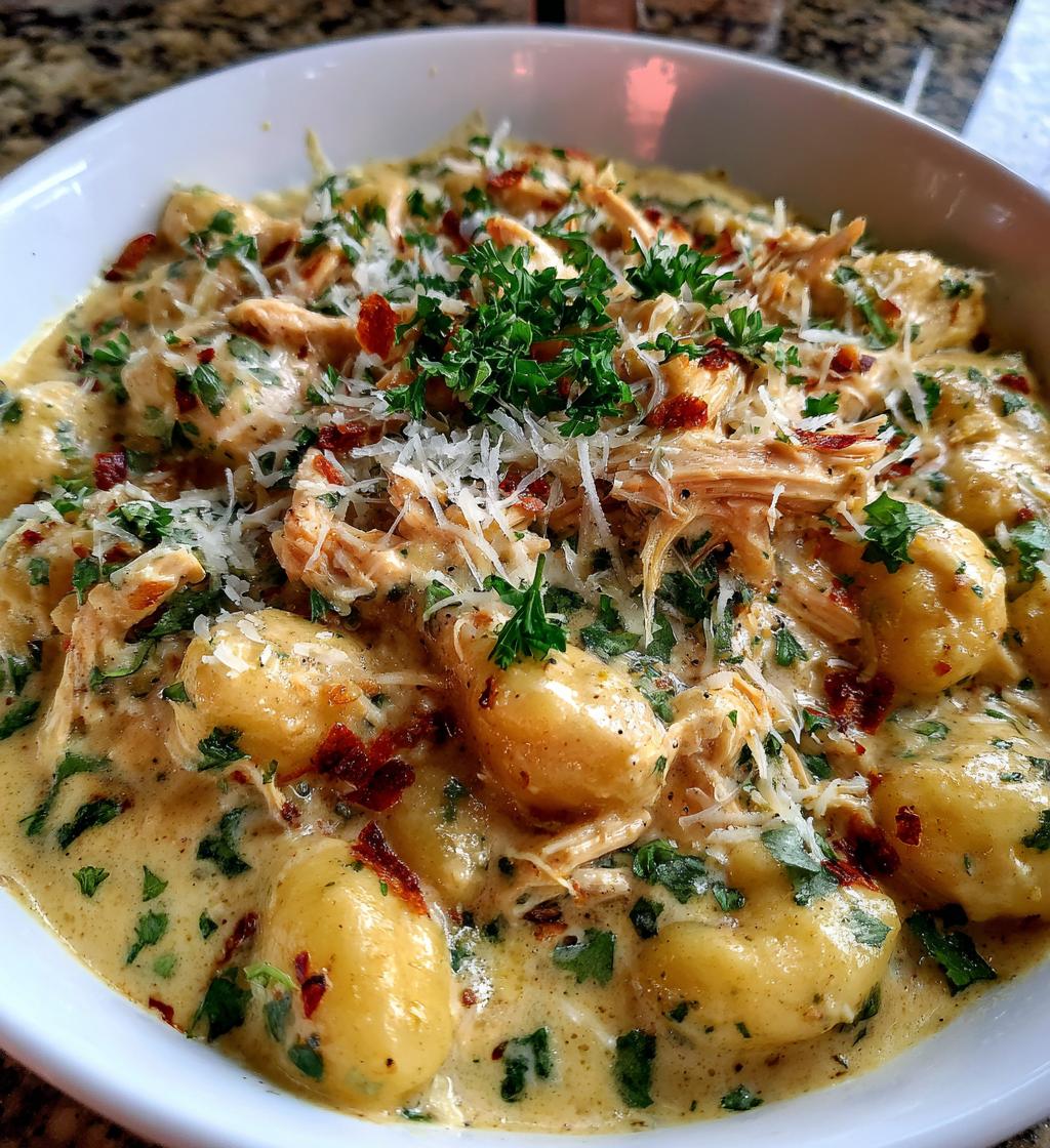 asiago chicken gnocchi