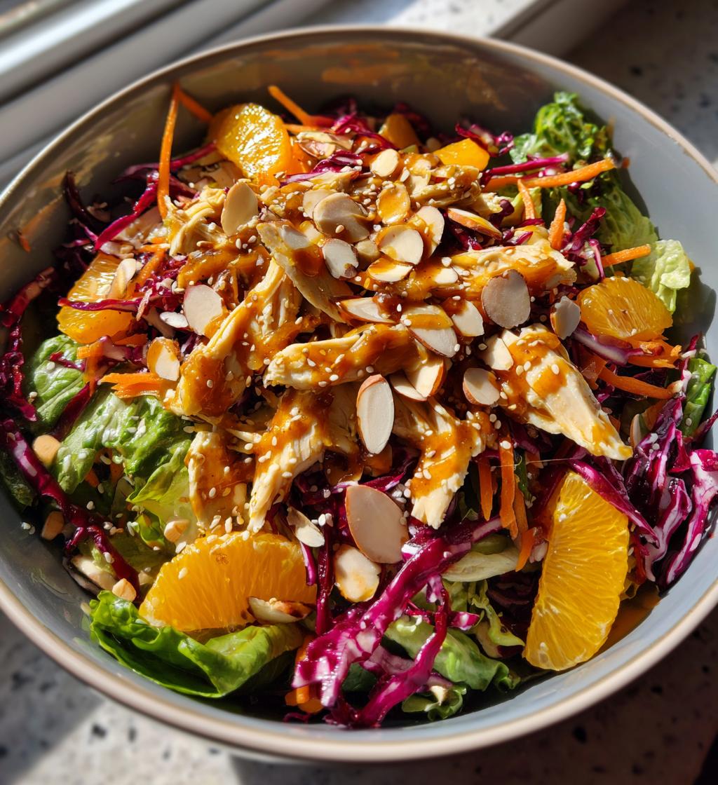 asian chicken crunch salad