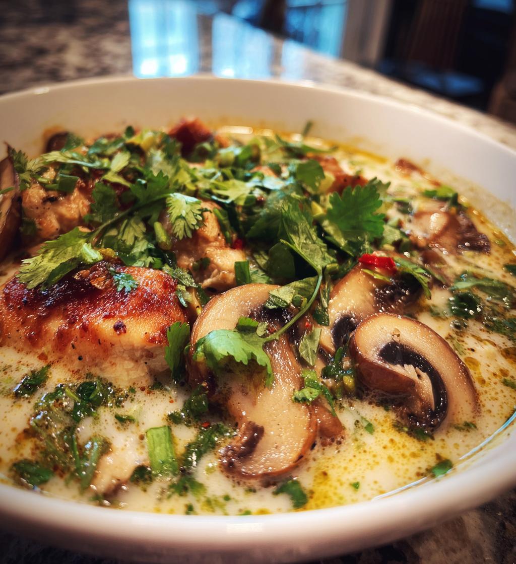 authentic tom kha gai soup