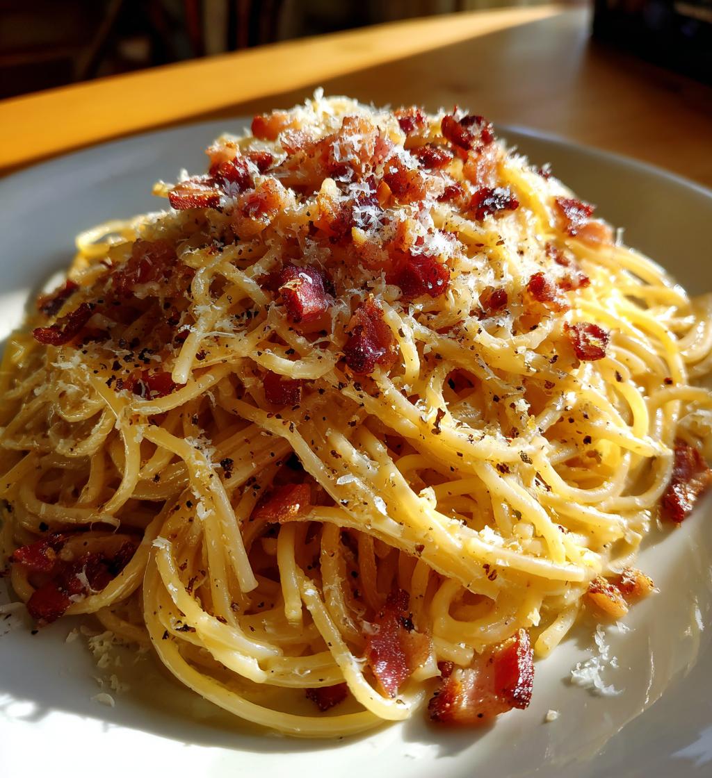 bacon carbonara pasta