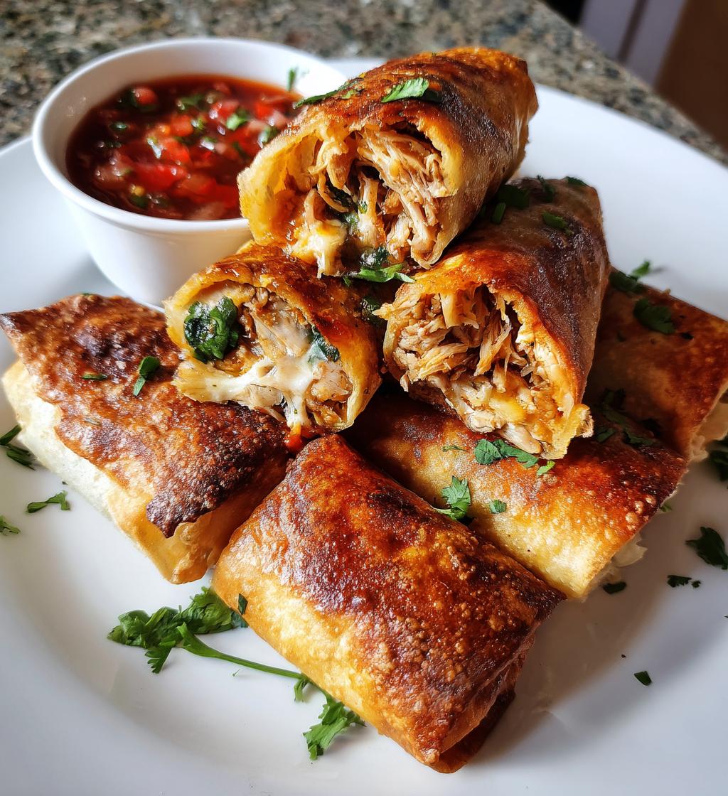 baked chicken chimichangas - detail 1