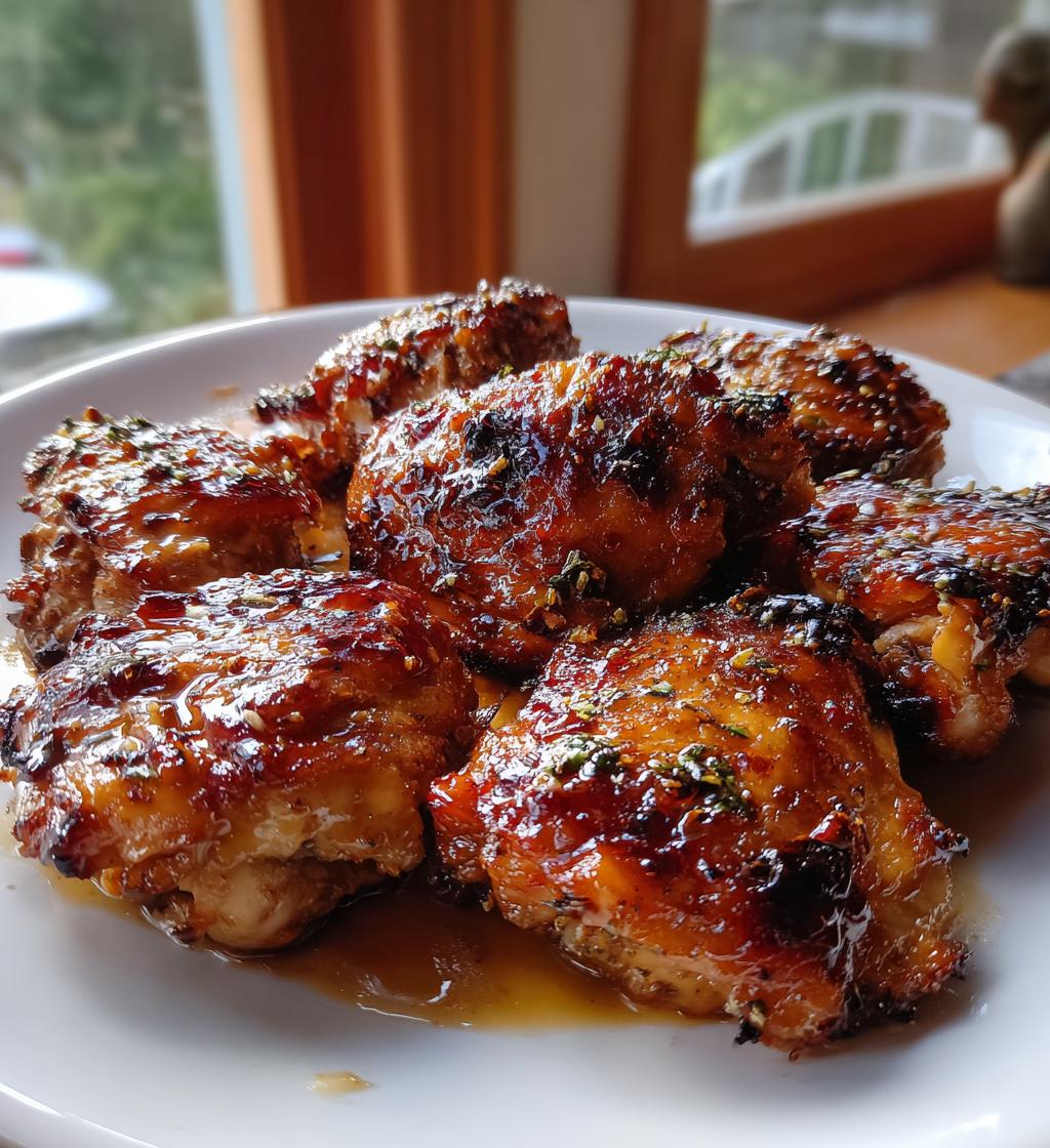 baked huli huli chicken - detail 1