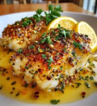 baked lemon butter cod