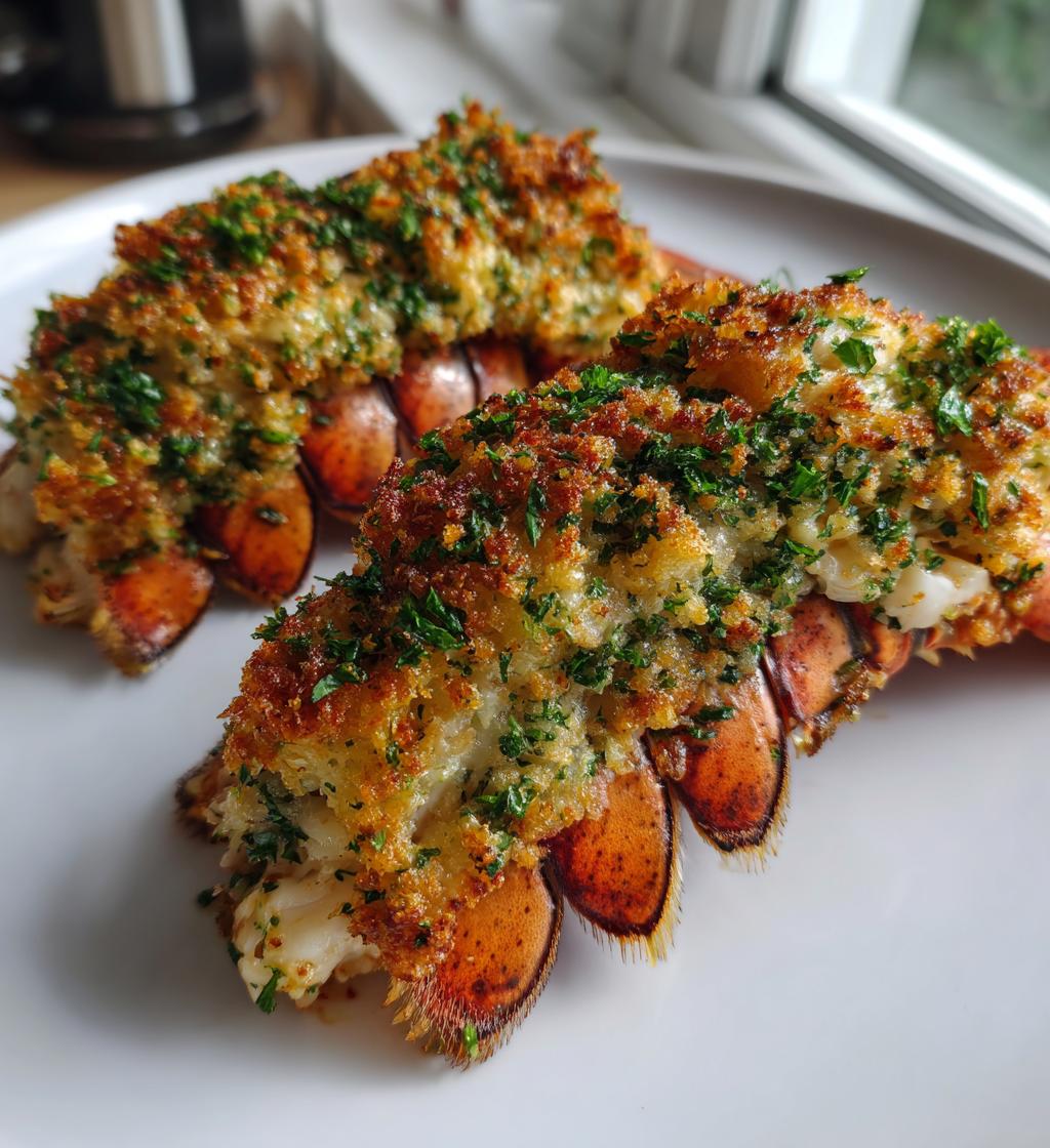 baked stuffed lobster tail delight