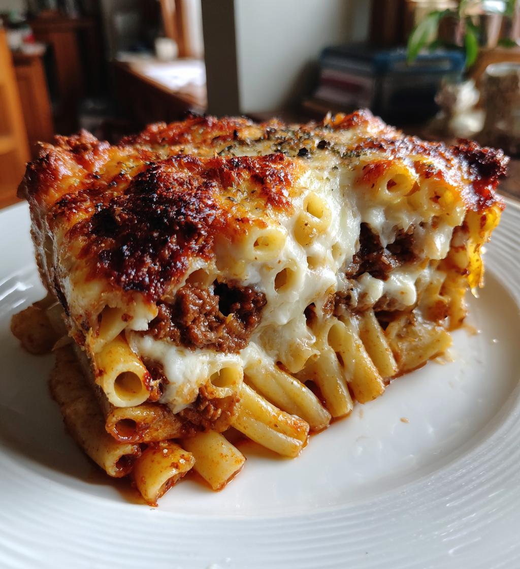 baked ziti with meat sauce