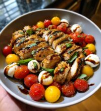 balsamic grilled chicken caprese salad