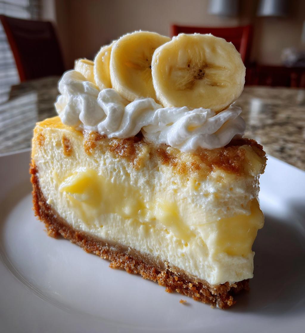 banana cream cheesecake