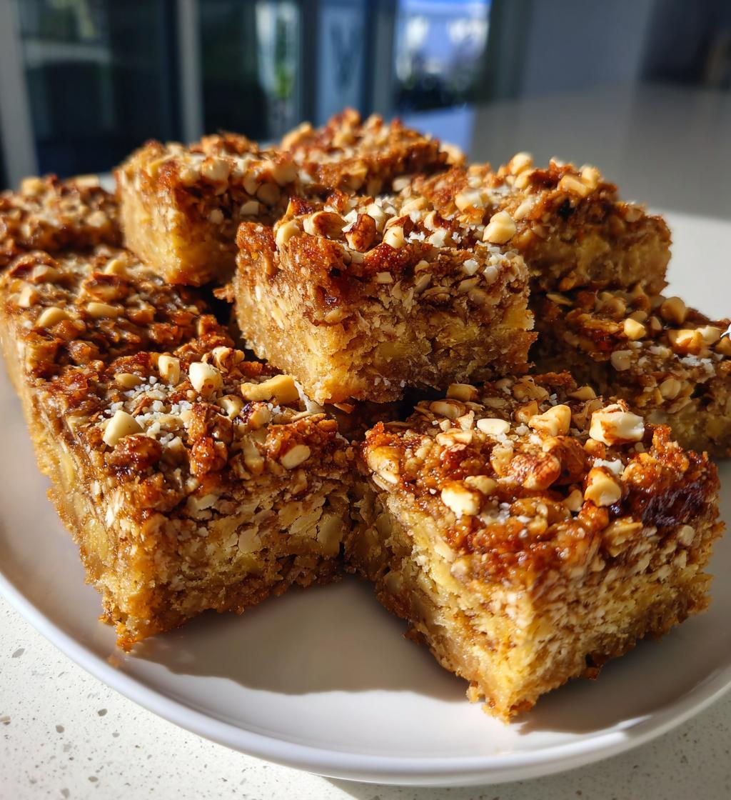 banana oat breakfast bars