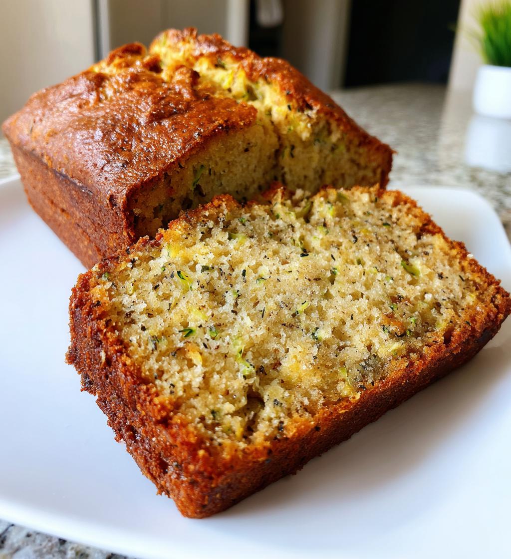 banana zucchini bread - detail 1