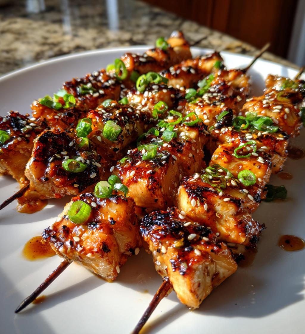 bang bang chicken skewers - detail 1