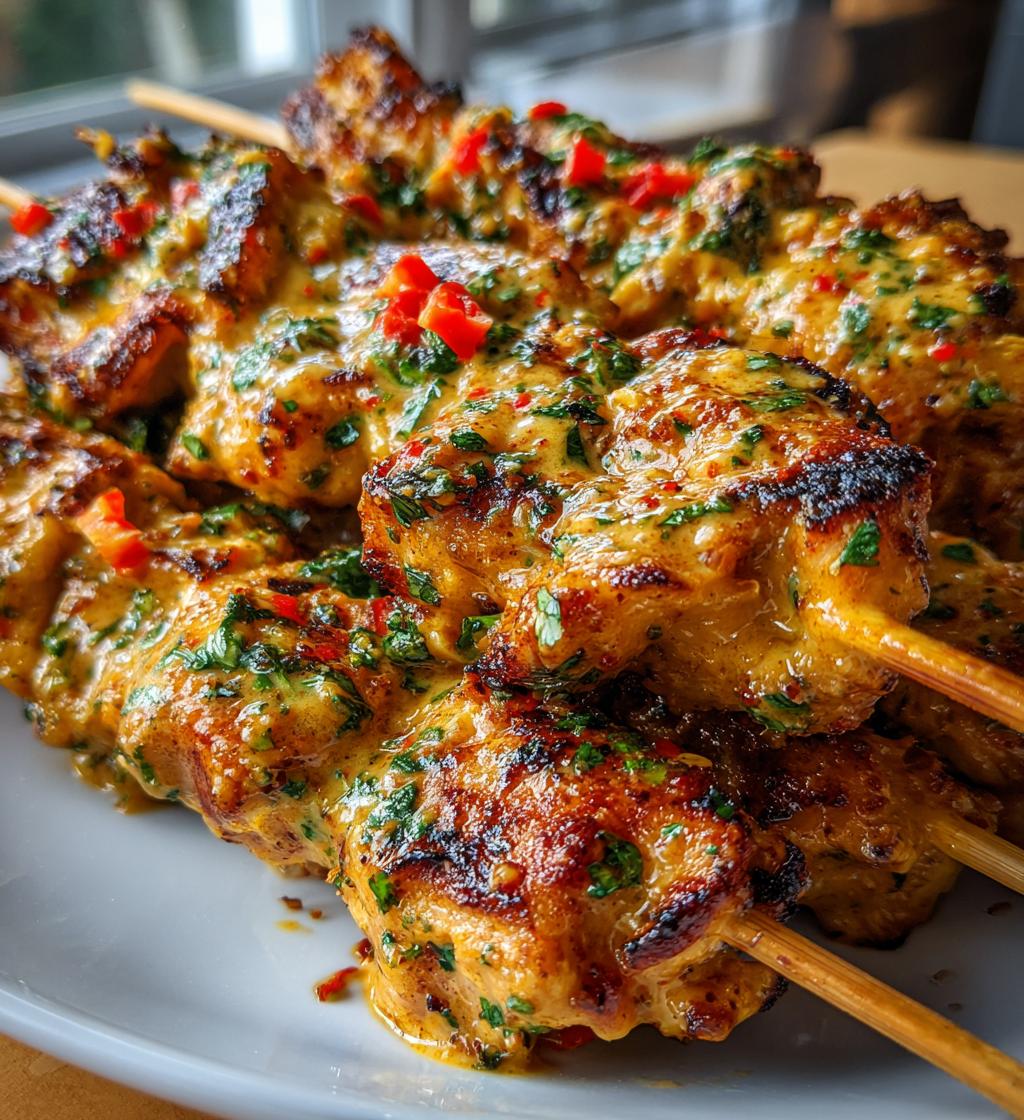 bang bang chicken skewers - detail 1