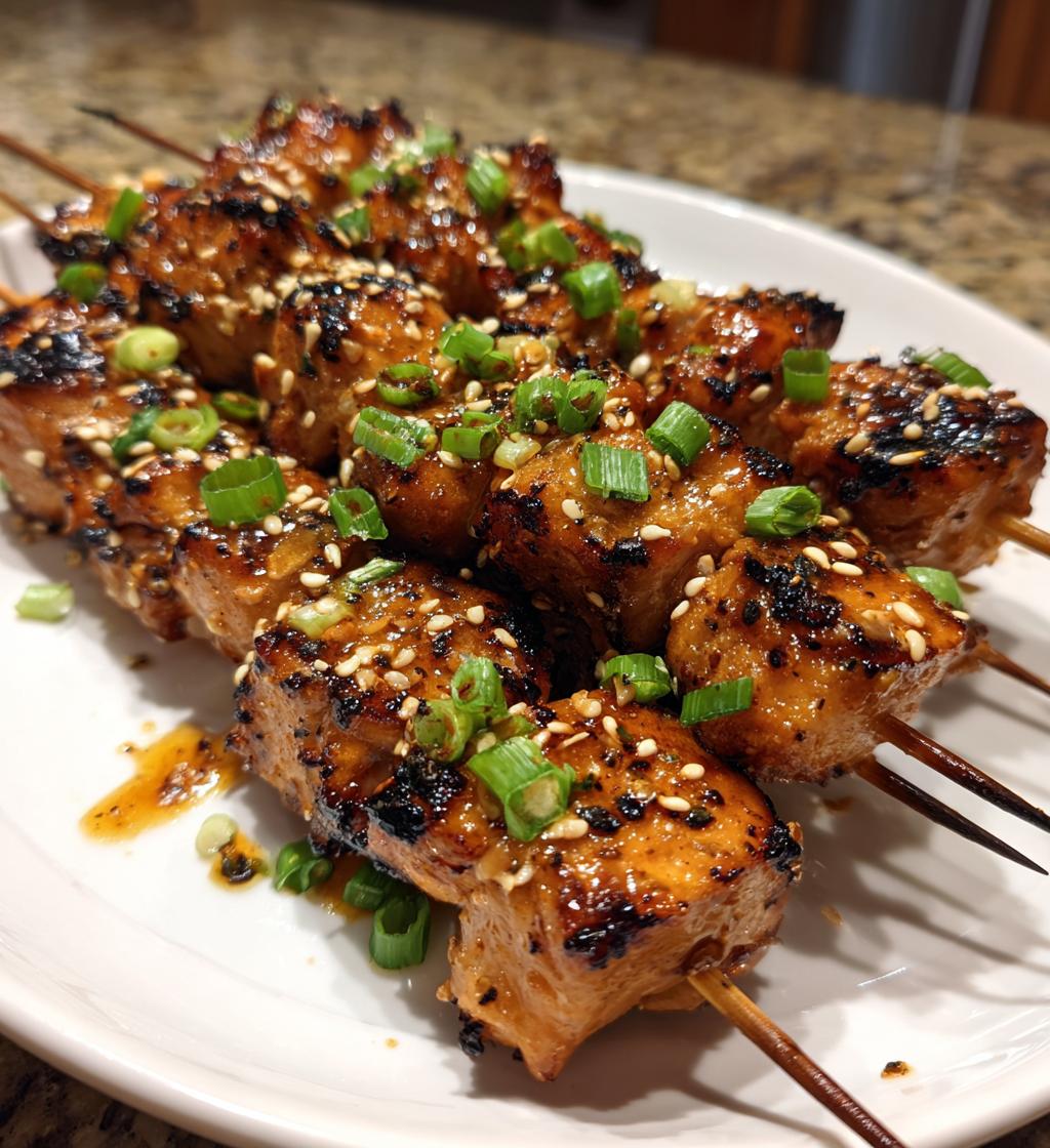 bang bang chicken skewers