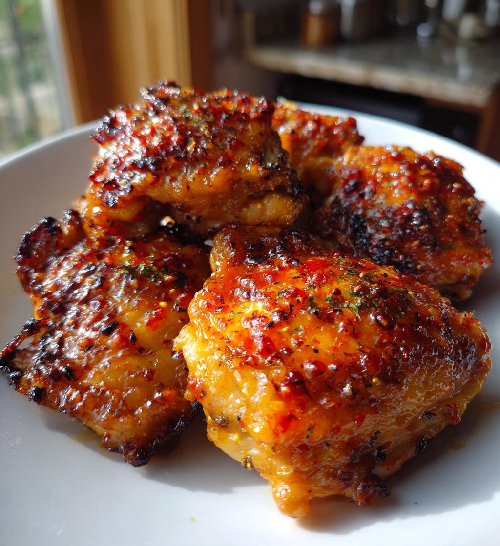 bang bang chicken thighs - detail 1