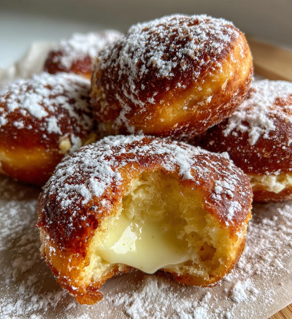 bavarian cream doughnuts