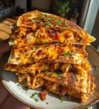 bbq bacon chicken quesadillas