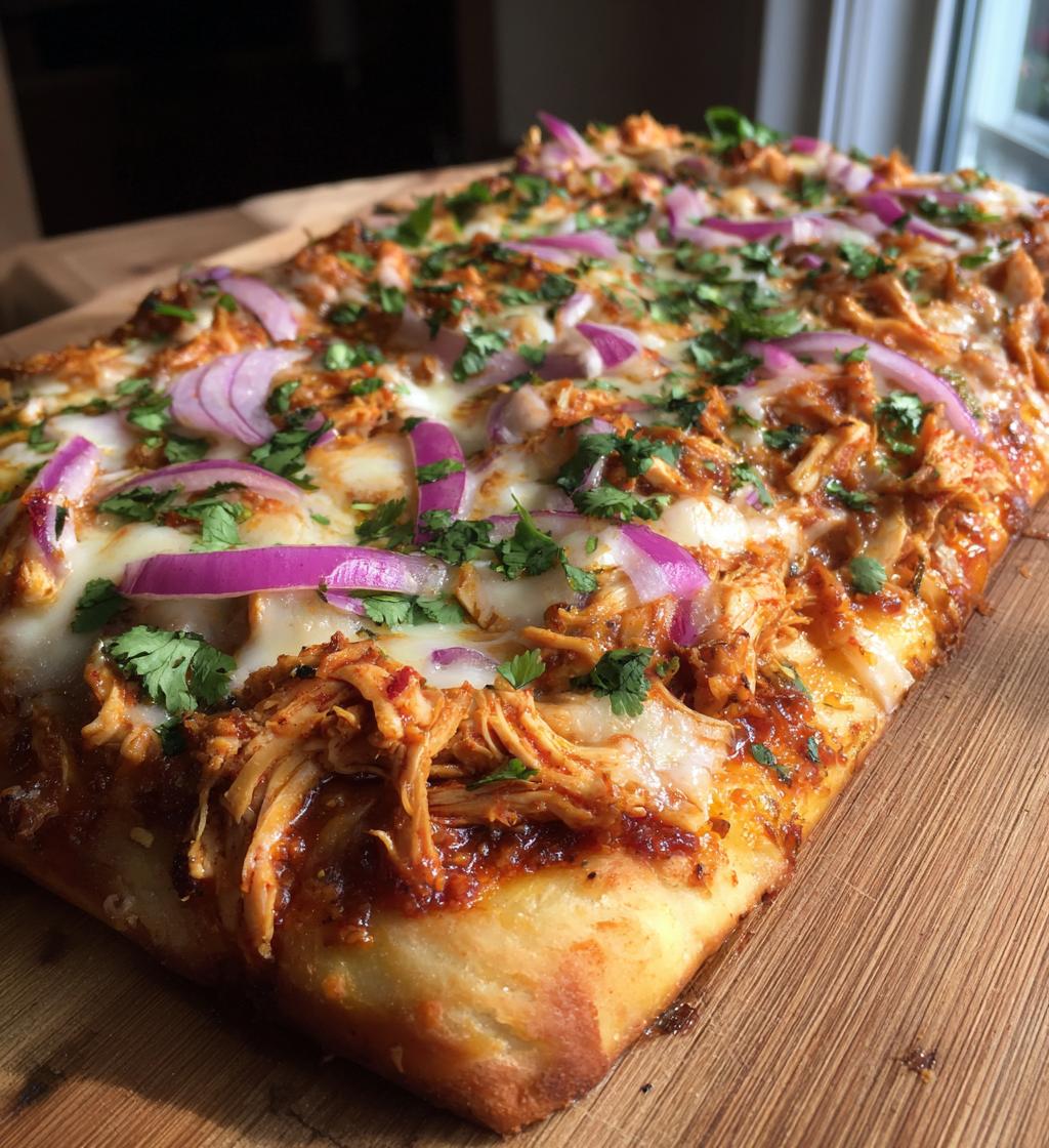 bbq chicken flatbread