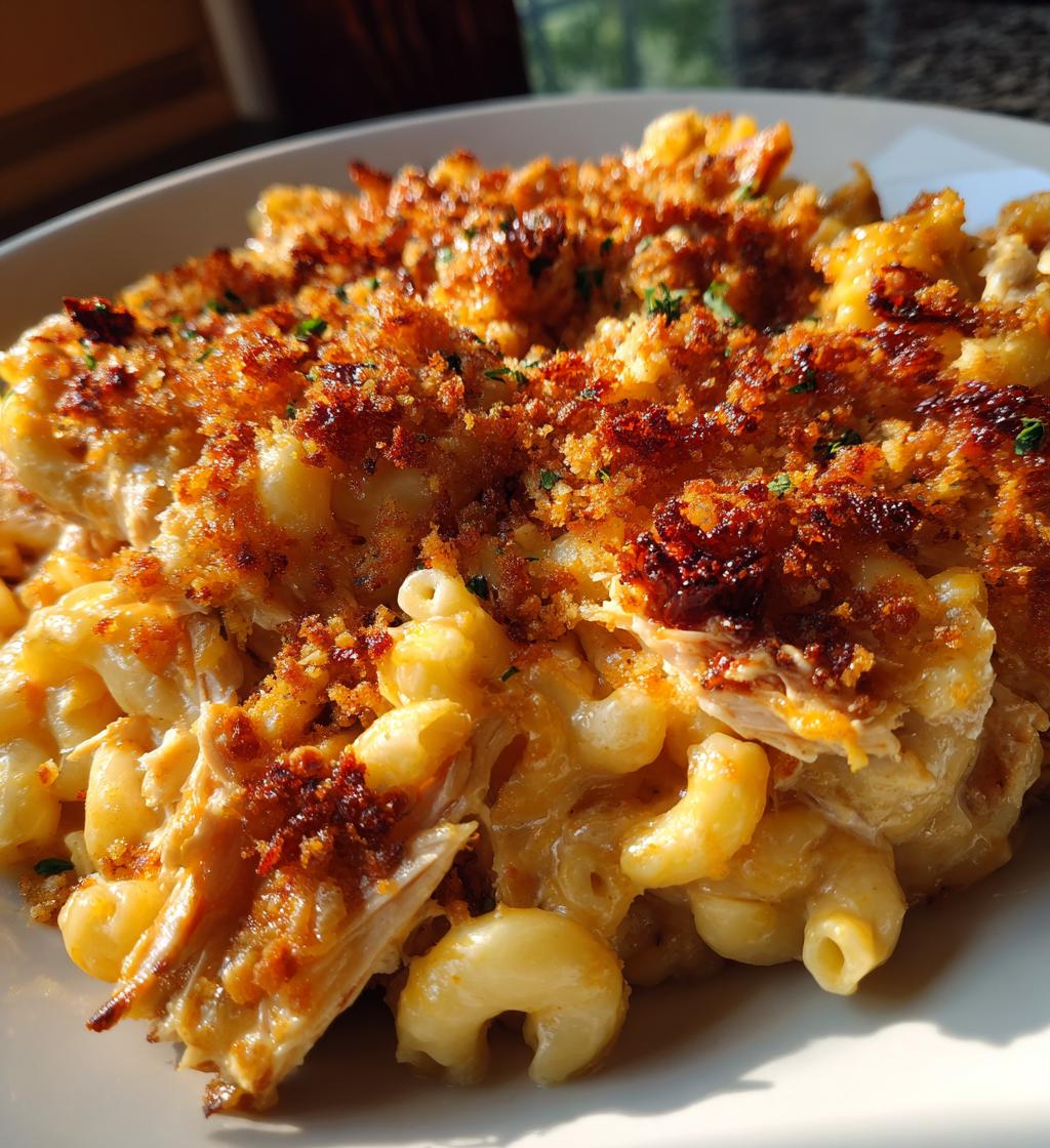 bbq chicken mac and cheese