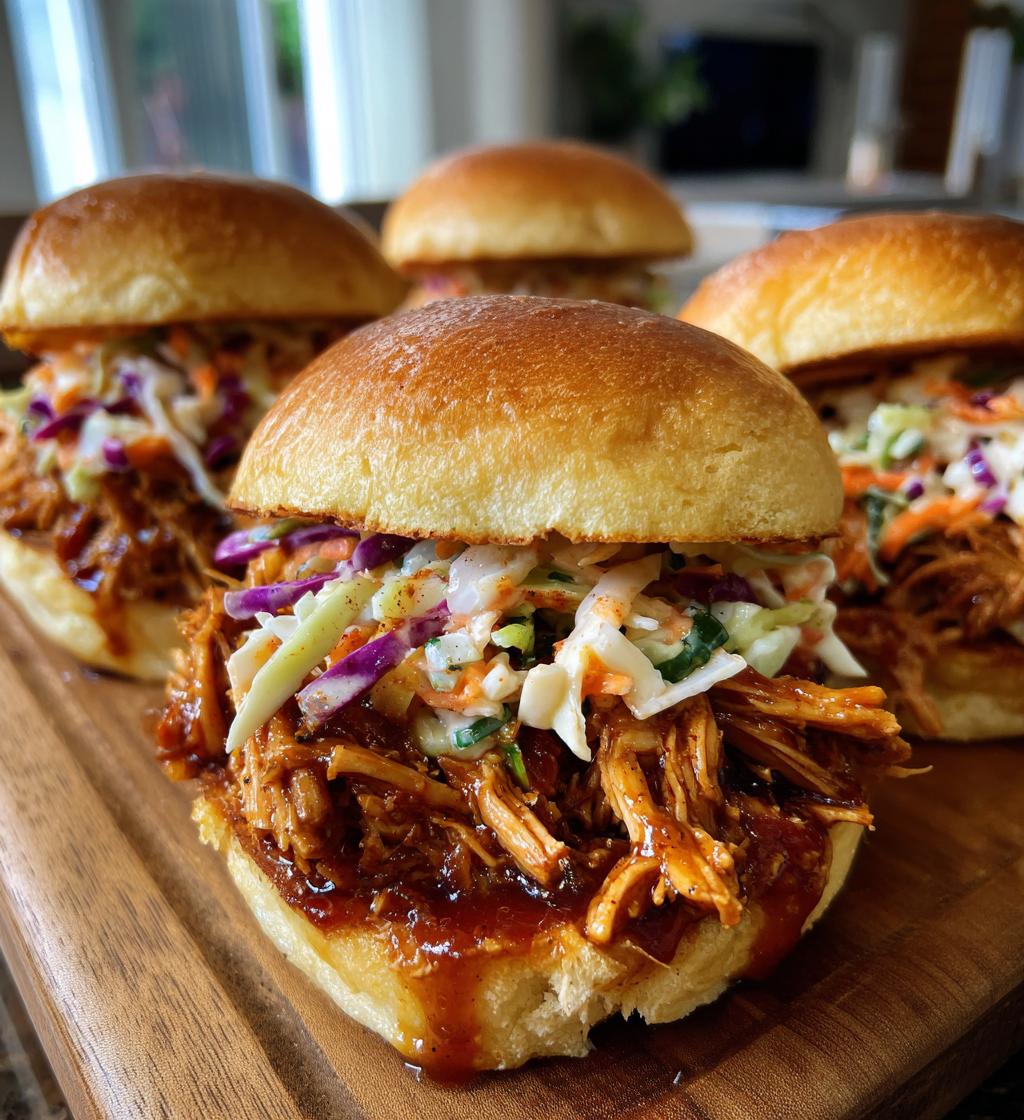 bbq pulled chicken sliders