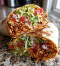 bbq ranch chicken wrap