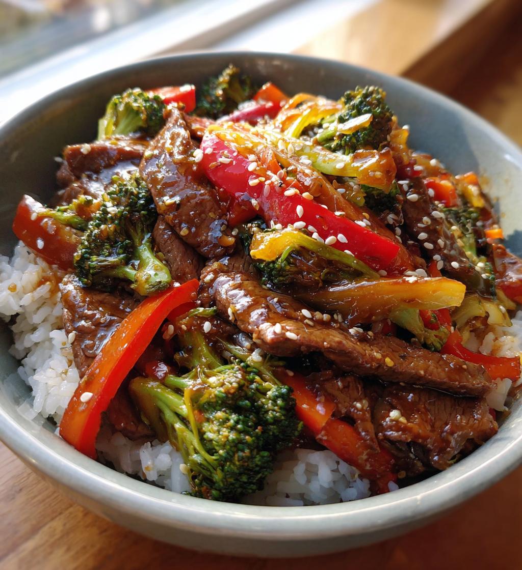 beef stir fry with vegetables - detail 1