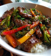 beef stir fry with vegetables