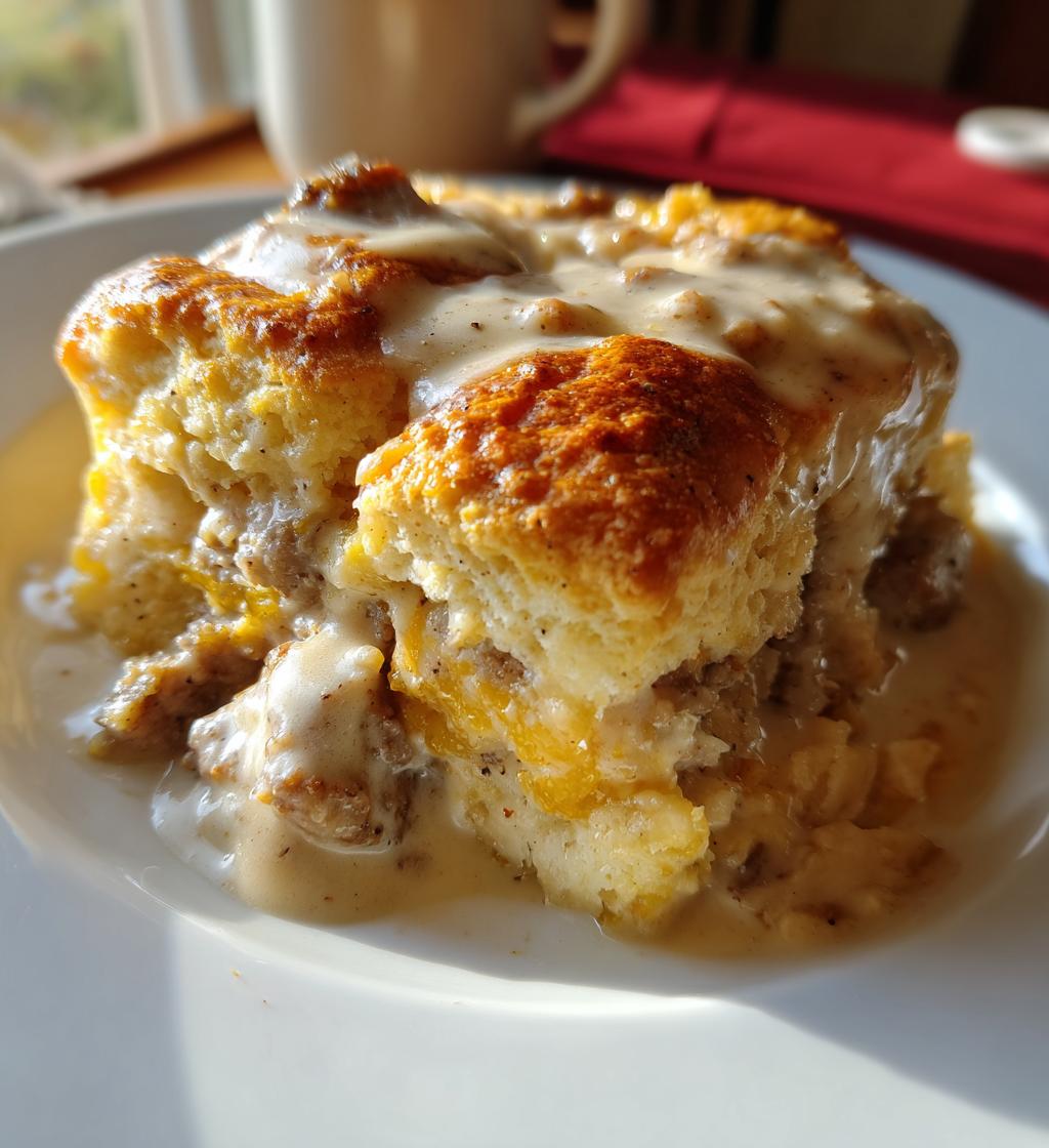 biscuits and gravy casserole - detail 1