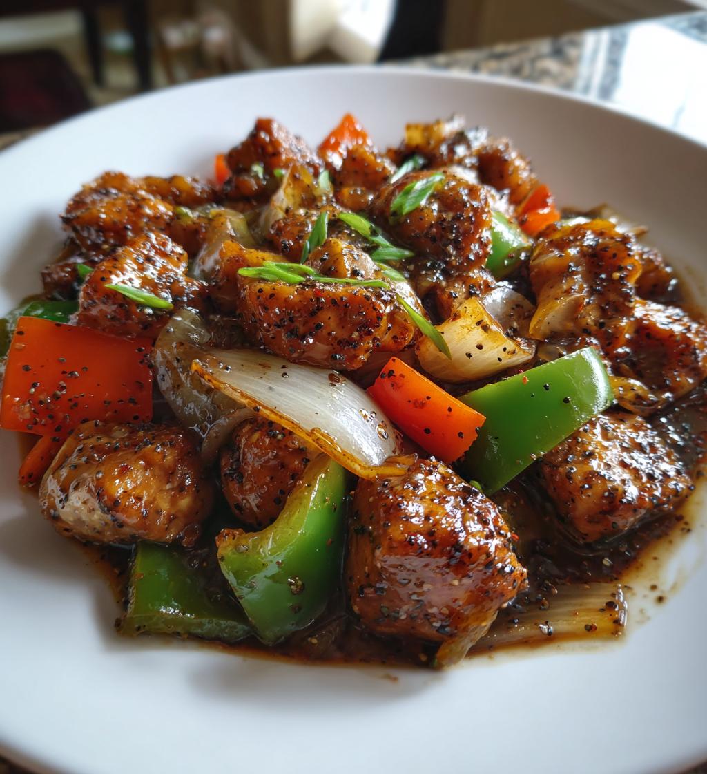 black pepper chicken