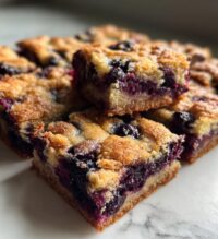 blueberry blondies