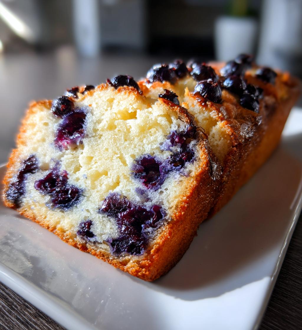 blueberry cream cheese bread - detail 1