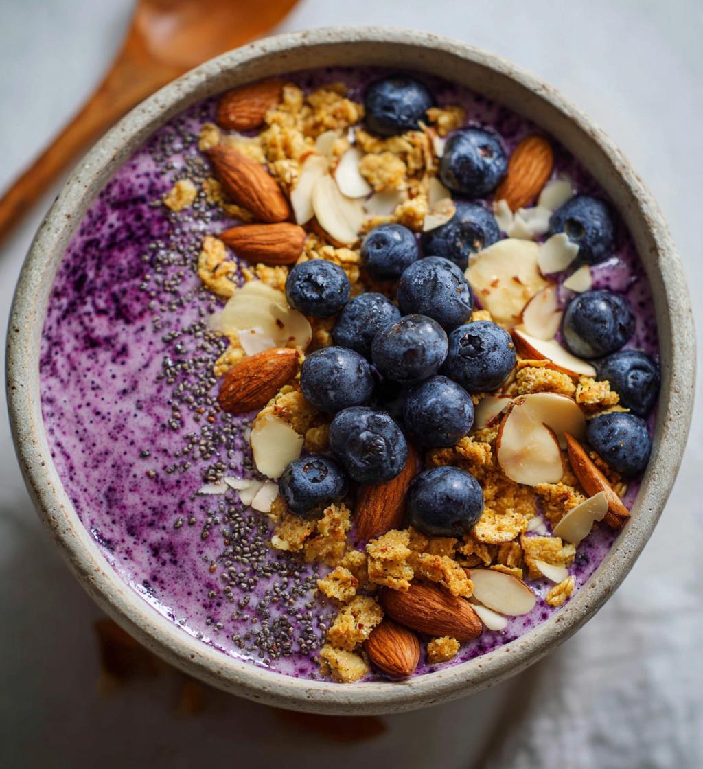 blueberry smoothie bowl