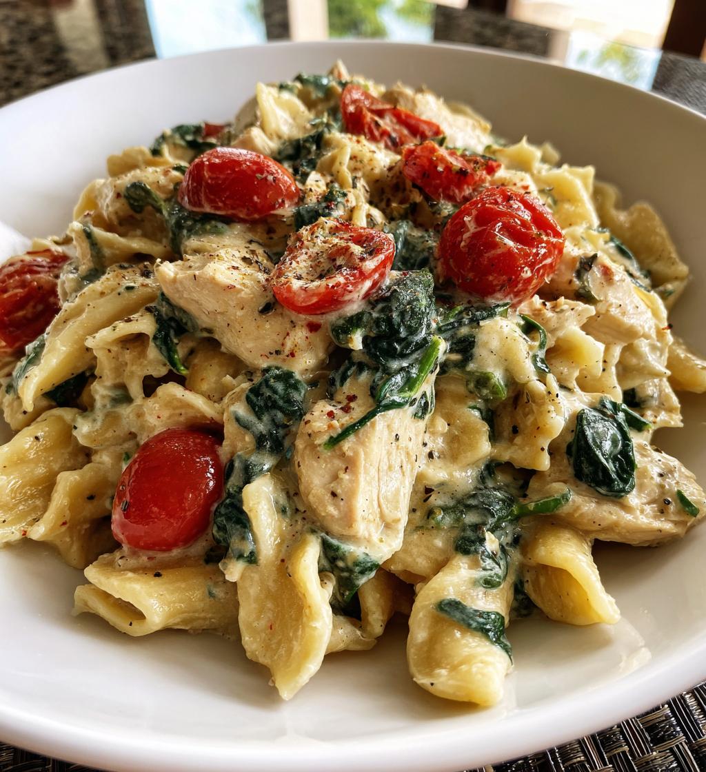 boursin chicken pasta - detail 1