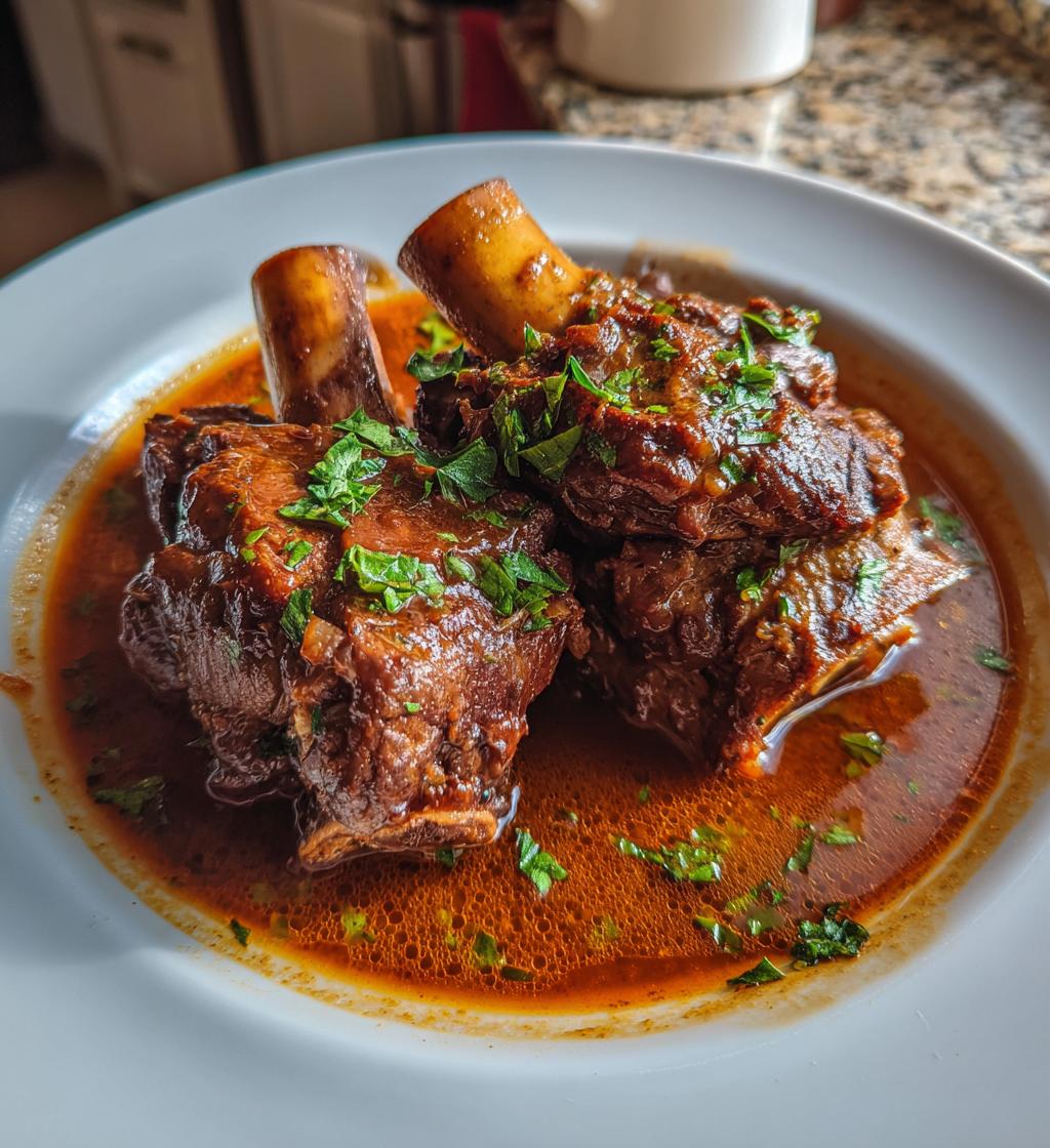 braised lamb shanks - detail 1