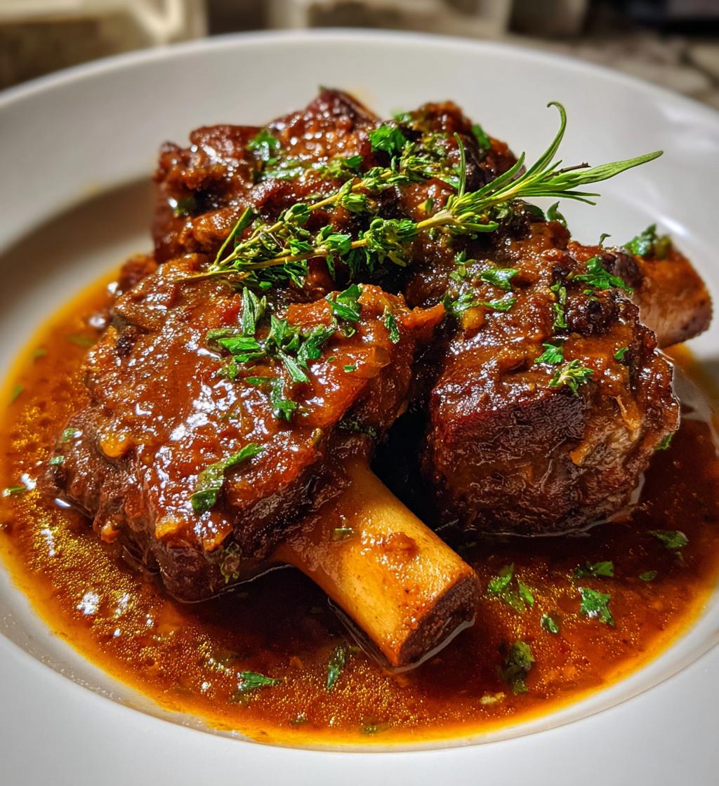 braised lamb shanks