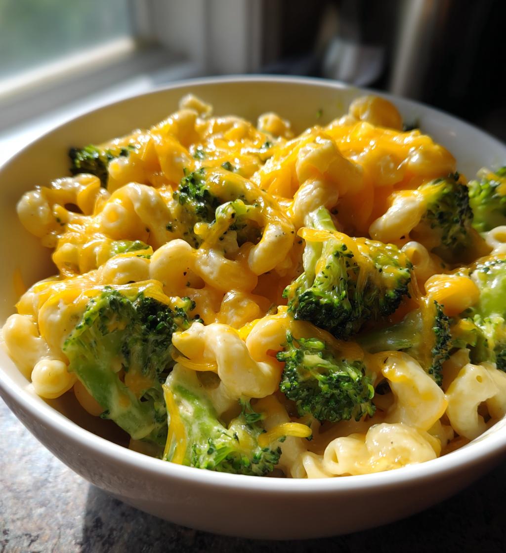 broccoli mac and cheese - detail 1