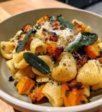 brown butter sage butternut squash pasta